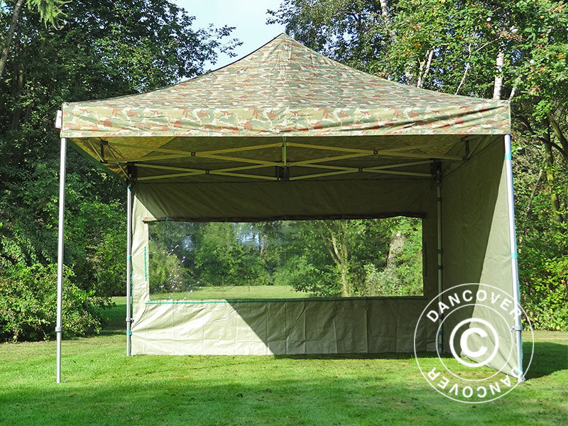 Carpa plegable FleXtents Xtreme 50 4x4m Camuflaje, Incl. 4 lados