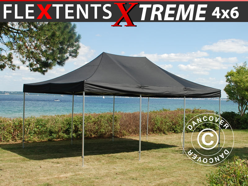 Pop up gazebo FleXtents Xtreme 50 4x6 m Black