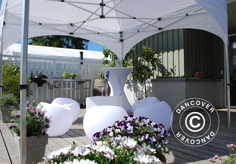Pop up gazebo FleXtents PRO "Arched" 3x3 m White