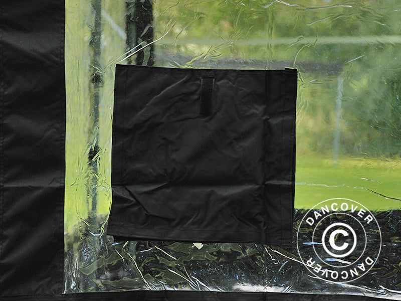 Saliekama garāža, FleX Carcover, 2,5x5m, Melns