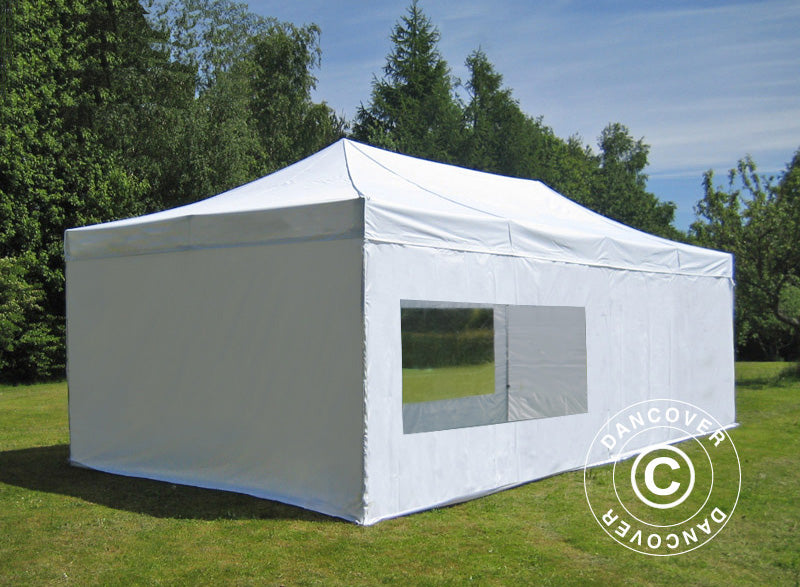 Tenda Dobrável FleXtents Xtreme 60 4x8m Branco, incl. 6 paredes laterais