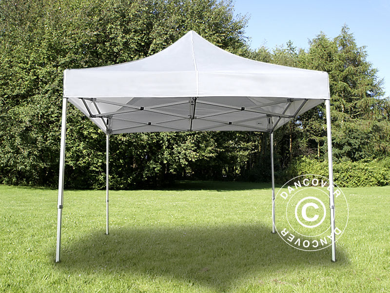 Tenda Dobrável FleXtents PRO 2,5x2,5m Branco, incl. 4 paredes laterais