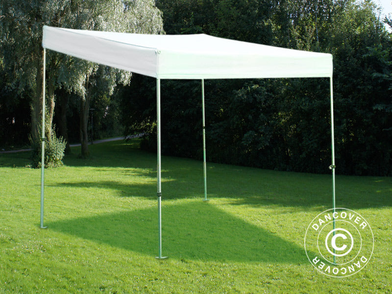 Vouwtent FleXtents PRO Trapezo 3x3m Wit, inkl. 4 Zijwanden