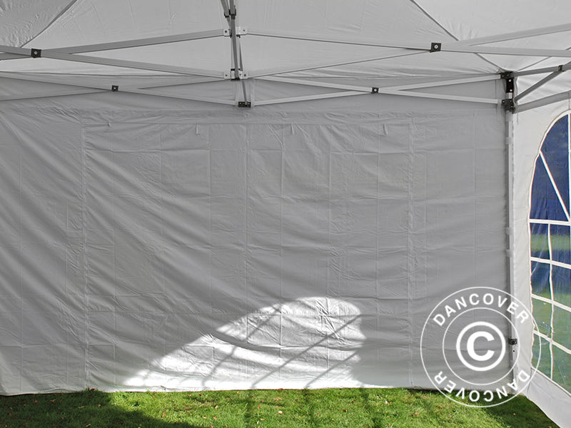 Pop up gazebo FleXtents PRO Vintage Style 4x6 m White, incl. 8 sidewalls