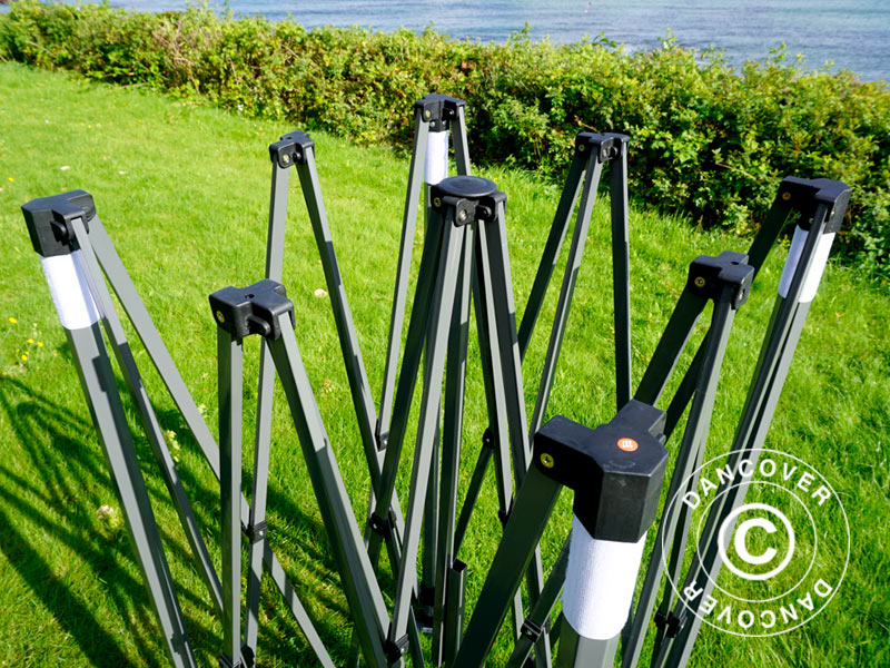 Structure en acier pour tente pliante FleXtents Steel 4x6m, 8 pieds, 40mm