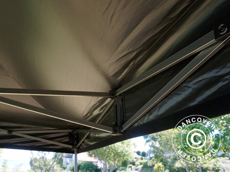 Carpa plegable FleXtents Basic v.3, 3x3m Negro