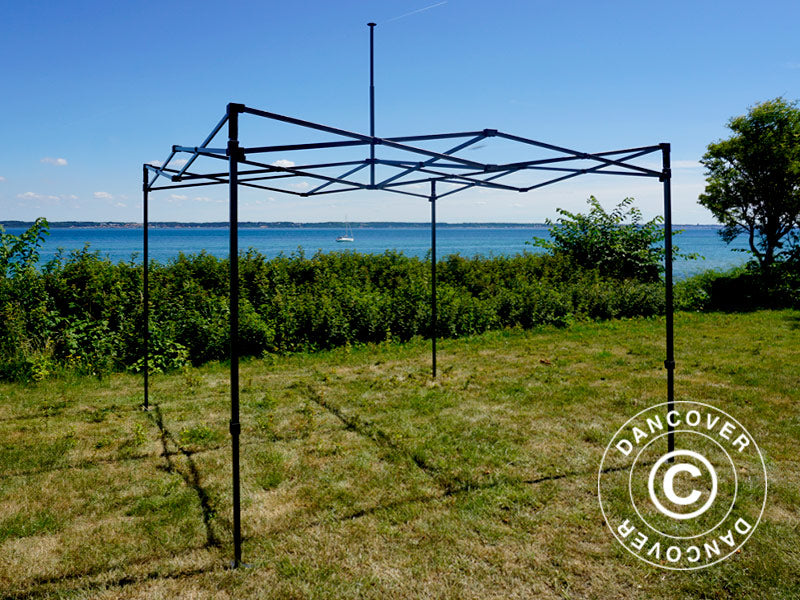 Carpa plegable FleXtents Basic v.3, 3x3m Negro