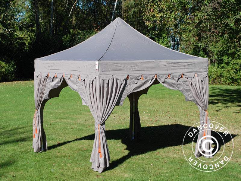 Faltzelt FleXtents PRO Steel "Raj" 3x3m Latte/Orange