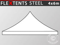 Stogo danga už išskleidžiamai pavėsinei FleXtents Steel 4x6m, Balta