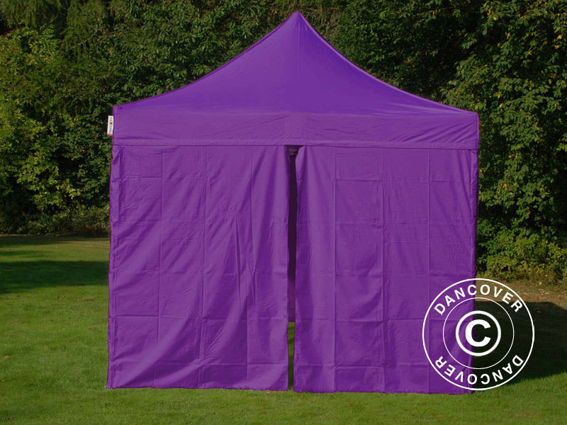 Pop up aiatelk FleXtents PRO Steel Vintage Style 3x6m Lilla, kaasas 6 külgseinad