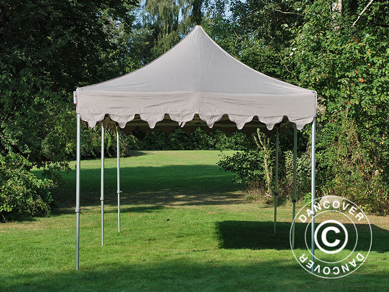 Saliekamā nojume FleXtents PRO Steel "Morocco" 3x6m Latte
