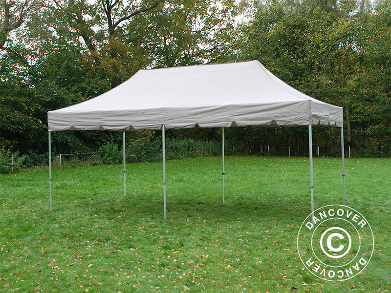 Vouwtent FleXtents PRO Steel "Peaked" 3x6m Latte