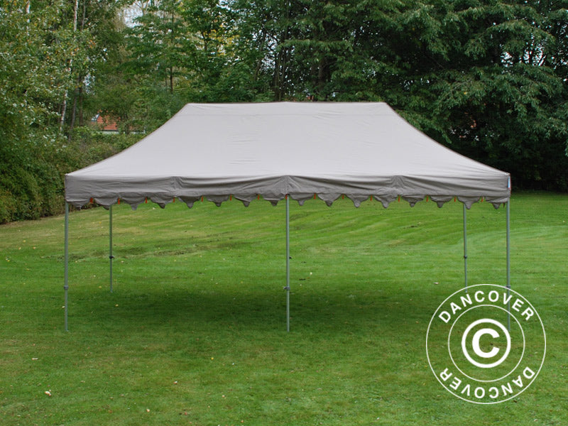 Saliekamā nojume FleXtents PRO Steel "Raj" 3x6m Latte/Oranžs