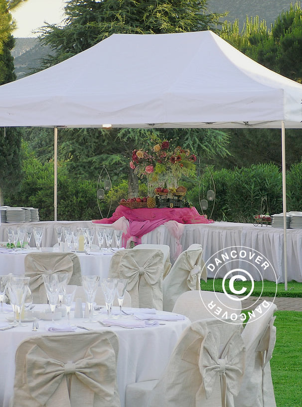 Tenda Dobrável FleXtents PRO Steel 4x6m Branco, Retardador de chamas