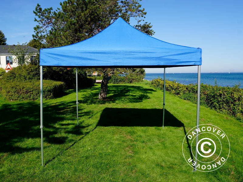 Gazebo pieghevole FleXtents PRO Steel 3x3m Blu
