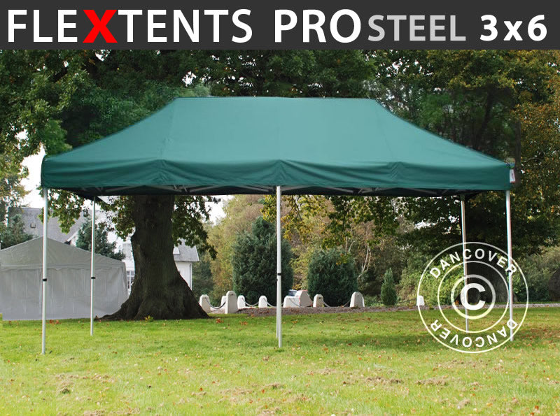 Flext. Pro Steel 3x6m Green Top+Frame YU+GL