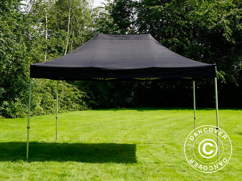 Pop up gazebo FleXtents Steel 3x4.5 m, Black