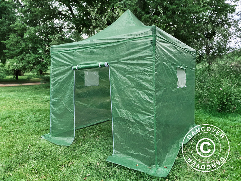 Serra FleX 3x3m, PE, Trasparente/Verde