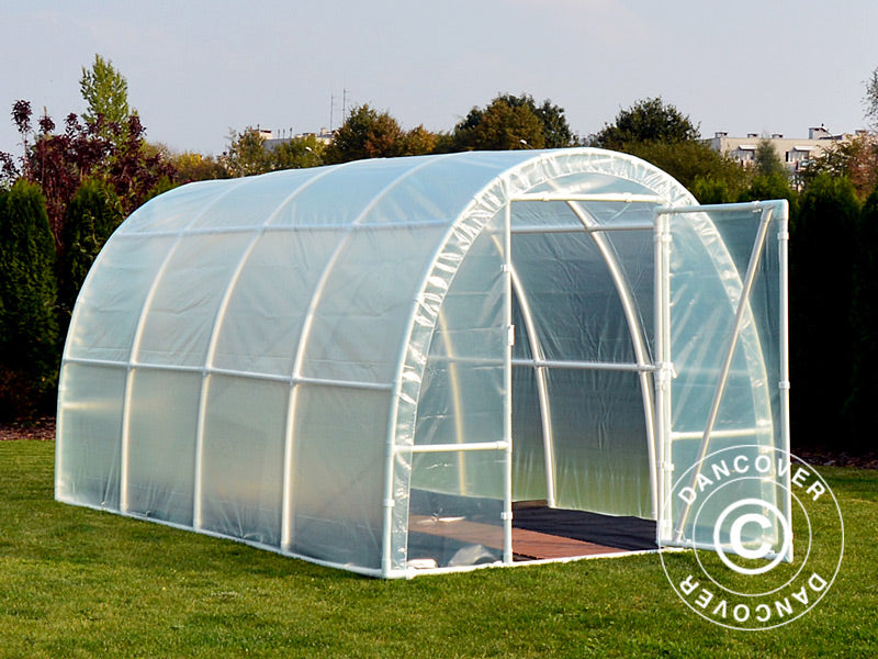 Polytunnel Greenhouse 130, 2.2x4x1.9 m, 8.8 m², Transparent