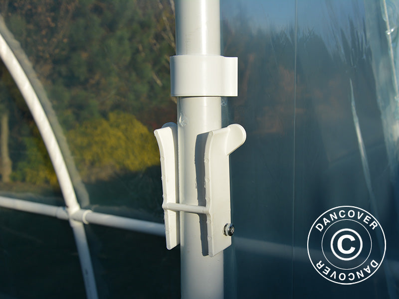 Foliengewächshaus 130, 3x4x2,1m, 12m², Durchsichtig