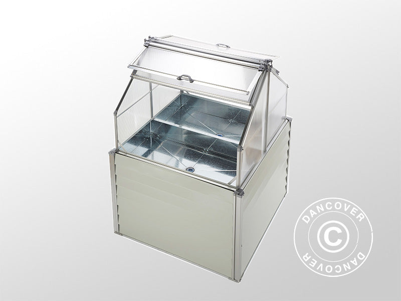 Pequeño Invernadero 1,2x1,2x1,69m, 1,44m², Blanco