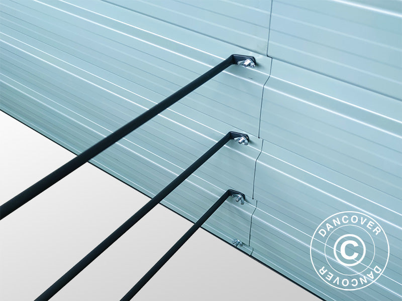 Povišena vrtna gredica, 0,9x2,44x0,47m, 1000l, Antracit