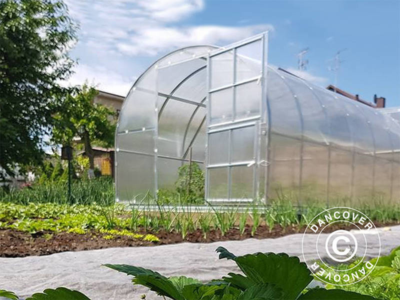 Greenhouse polycarbonate TITAN Arch 320, 12 m², 3x4 m, Silver
