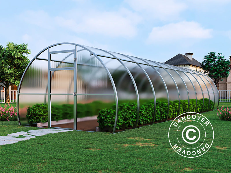 Greenhouse polycarbonate, Strong NOVA 30 m², 3x10 m, Silver