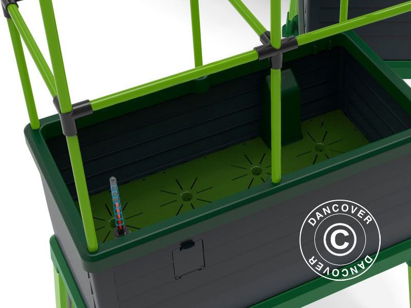 Pflanzkübel  CityJungle inkl. Winterplane, Kapillarbewässerungssystem, 62x33x128cm, Anthrazit