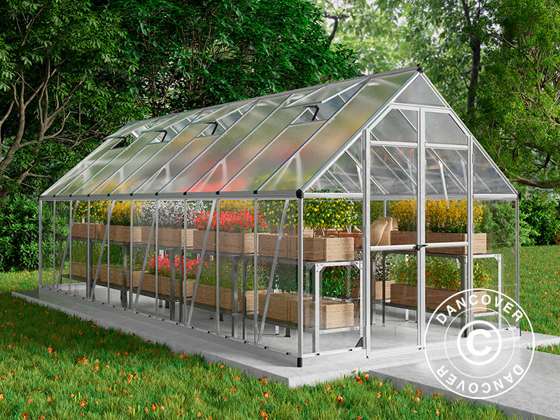Greenhouse 2,44x6,07x2,29m BALANCE Silver (8x20')