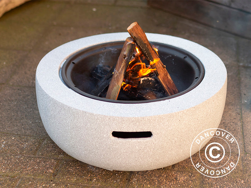 Ugniakuras, Ø60x35cm, Pilka/Juoda