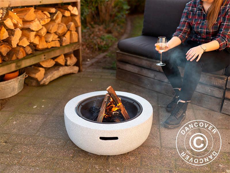 Ugniakuras, Ø60x35cm, Pilka/Juoda