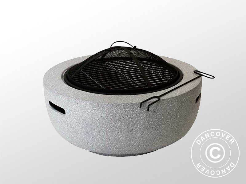 Ugniakuras, Ø60x35cm, Pilka/Juoda