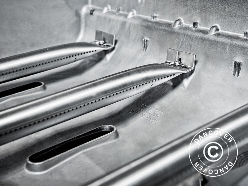 Gas BBQ Grill Crown 420 61x145x116cm Black