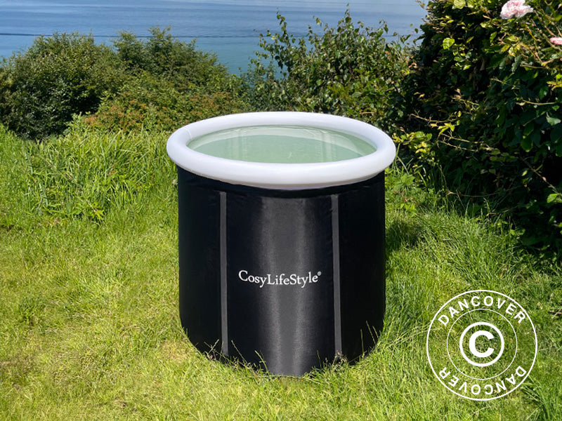 Kylmäallas, Ø80x75cm, 300L, Musta/Valkoinen