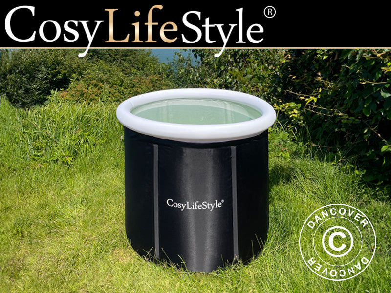 Jäävann Pod, Ø80x75cm, 300L, Must/Valge