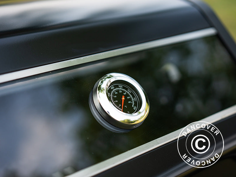 Gas BBQ Grill 53x123x112cm Black (FR)