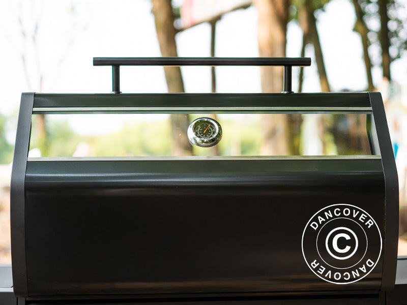 Gas BBQ Grill 53x146x112cm Black (DE)