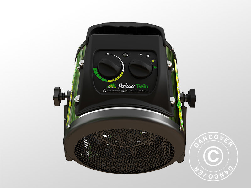 Heater Palma Twin 21x25x35cm 2000W + UK Adapter