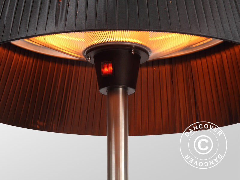 Halogeeni terassilämmitin IKEMA vapaasti seisova, 2000W, Musta