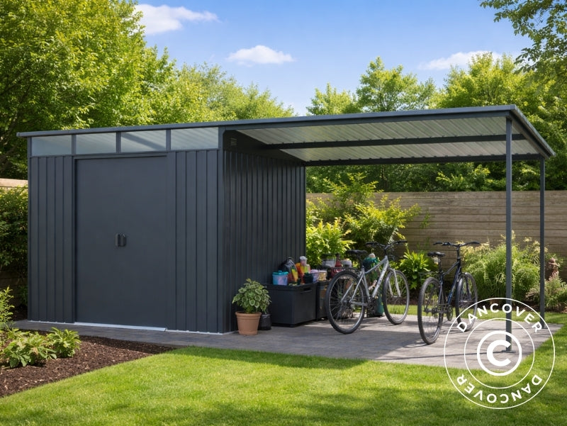 Abri de jardin 4,74x1,93m Anthracite – Commandez maintenant