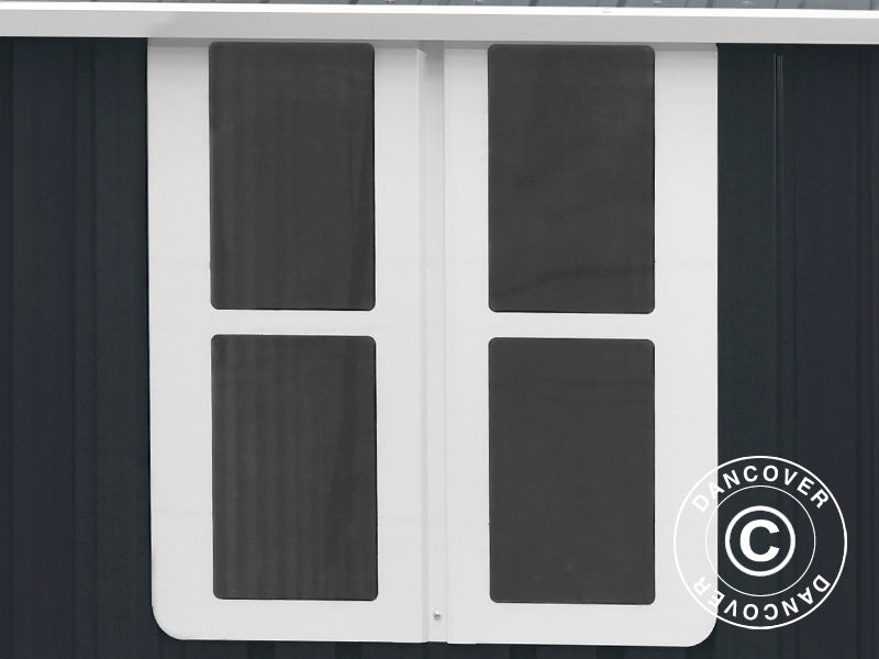 Garden shed, 3.02x1.72x2.29 m, 5.19 m², Anthracite/White