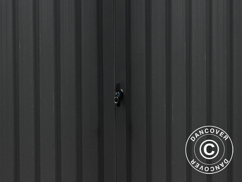 Garden shed w/skylight, 2.04x2.45x2.26 m, 5.0 m², Anthracite