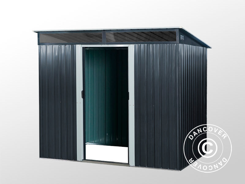 Abrigo de jardim com claraboia 2,38x1,74x1,96m, 4,14m², ProShed®, Antracite/Branco