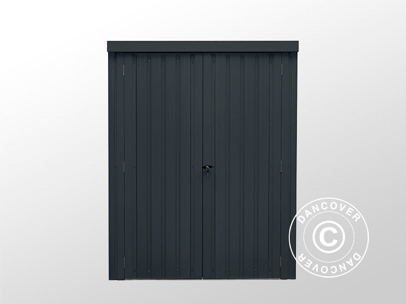 Abri de jardin, armoire en acier 1,4x0,81x1,8m, 1,13m², ProShed®, Anthracite