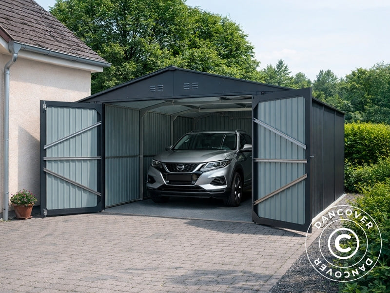Dancover Metal Garage 3.86x6.02m Anthracite – Buy online