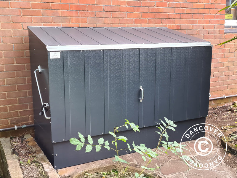 Jalgrataste hoidla, Bicycle Storage Box, Trimetals, 1,96x0,89x1,33m, 1,74m², Antratsiit