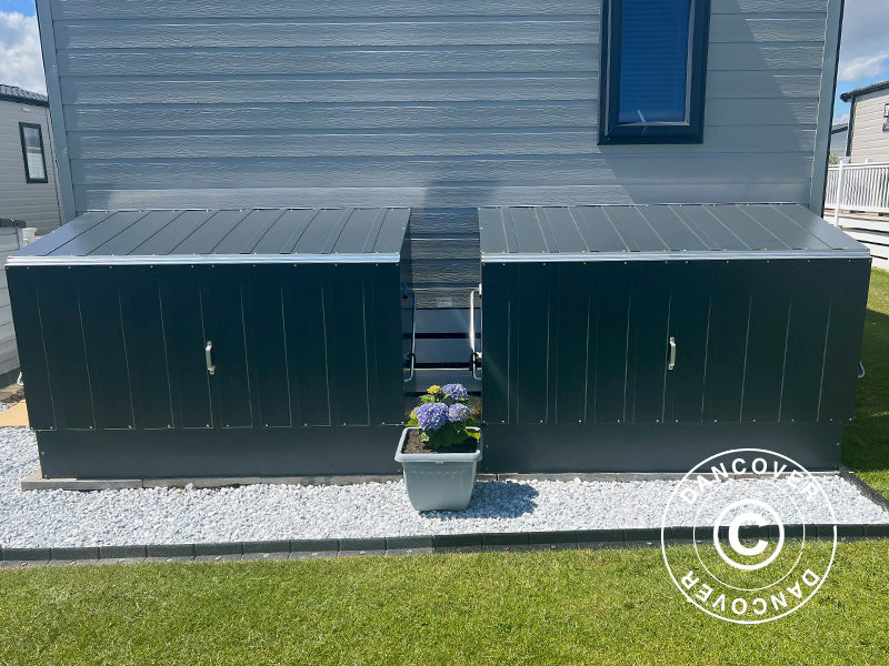 Bike storage, Bicycle Storage Box, Trimetals, 1.96x0.89x1.33 m, 1.74 m²,  Anthracite