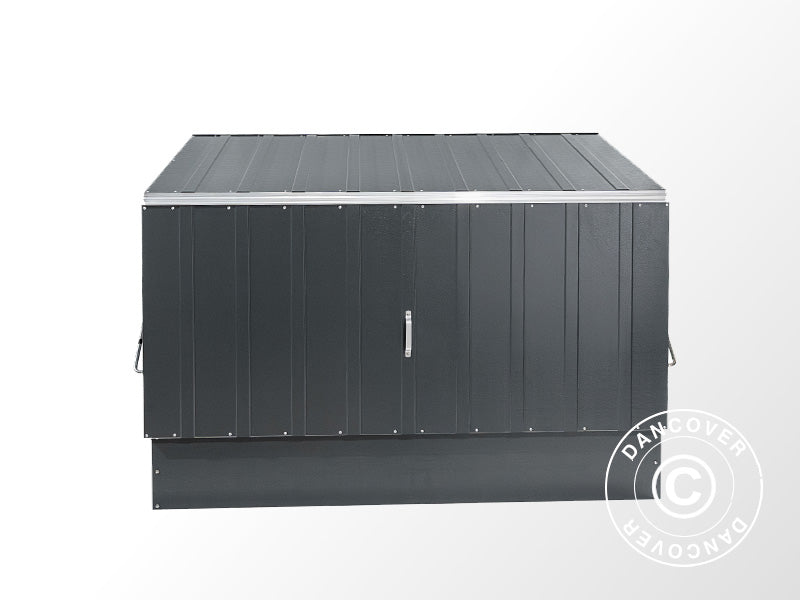 Bike storage, Bicycle Storage Box, Trimetals, 1.96x0.89x1.33 m, 1.74 m²,  Anthracite