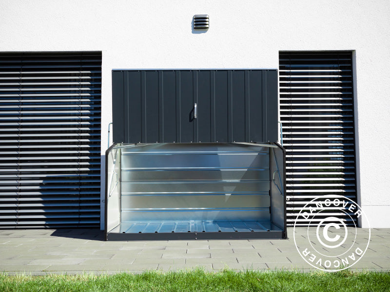 Rangement pour jardin, Storeguard, Trimetals, 1,96x0,89x1,13m, 1,74m², Anthracite